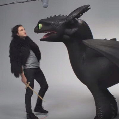 Кит Харингтон приручил дракона на пробах в «Игру престолов» (Видео)