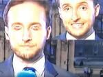 Телеведущий испанских новостей моргнул «нечеловеческими» глазами