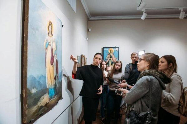В Екатеринбурге впервые открылась выставка, посвященная святой Екатерине