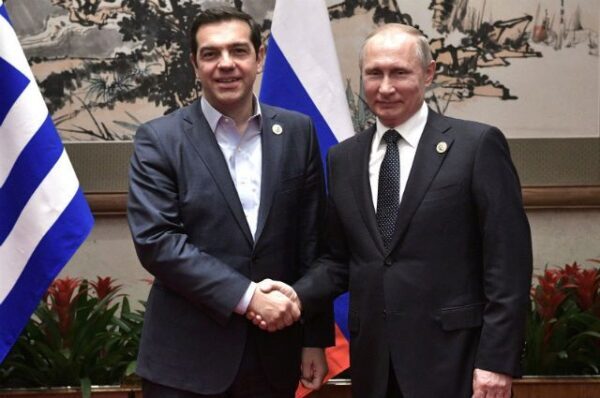 В Кремле проходят переговоры В.Путина с премьер-министром Греции Алексисом Ципрасом