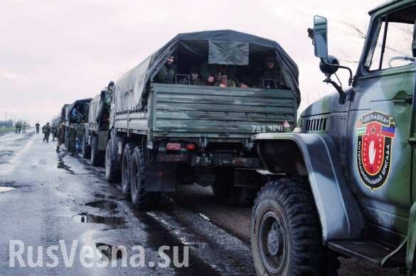 Армия ДНР и «Москва-Донбасс» в прифронтовой зоне (ВИДЕО)