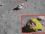 На поверхности Луны нашли голову пришельца