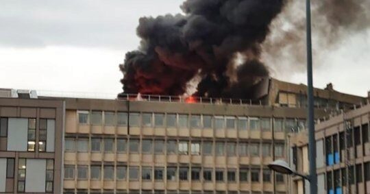 Взрыв в университете Лиона во Франции. Идет эвакуация