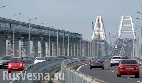 Языком цифр: сколько машин проехало по Крымскому мосту с момента открытия