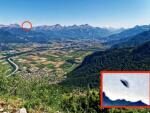 Над швейцарскими Альпами наблюдали НЛО