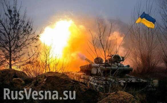 Утренний обстрел рубежей республик: танки, миномёты, БТР