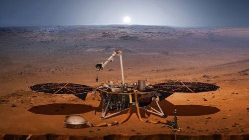 InSight впервые зафиксировал охлаждение поверхности Марса во время затмения Солнца Фобосом