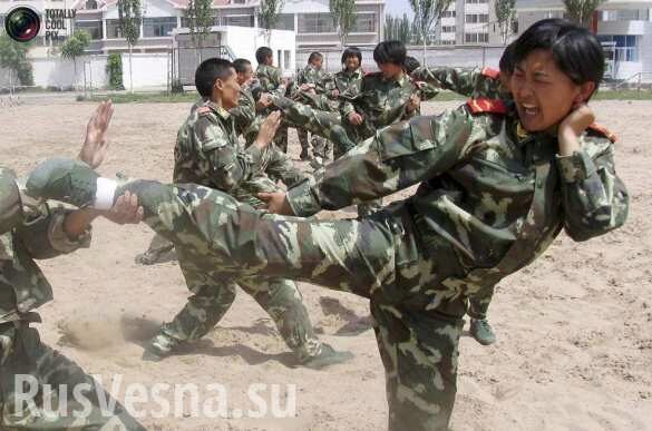 На что способен женский китайский спецназ? (ВИДЕО)