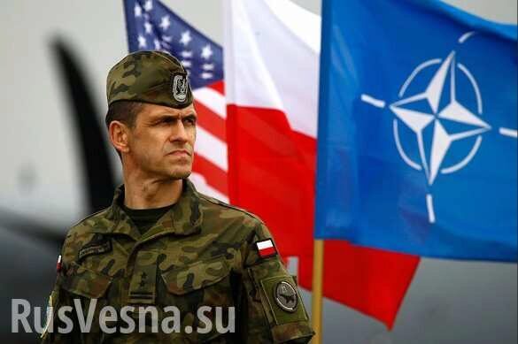 НАТО прицеливается: Польша ставит на себе крест