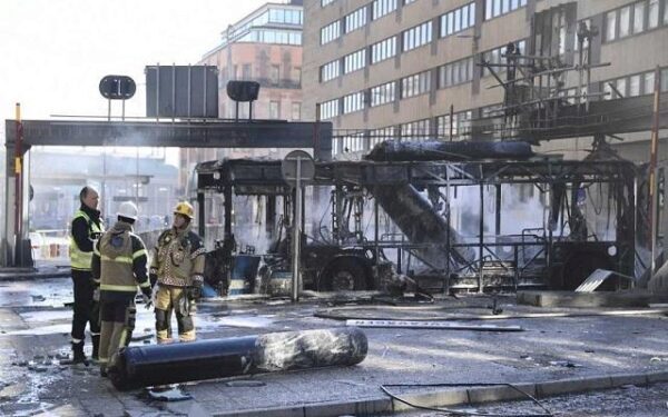 В центре Стокгольма прогремел взрыв