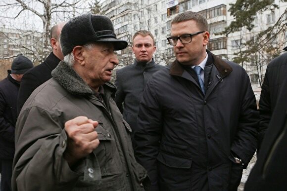Врио губернатора напомнил мэру Челябинска о пенсионере, которого они встретили на улице