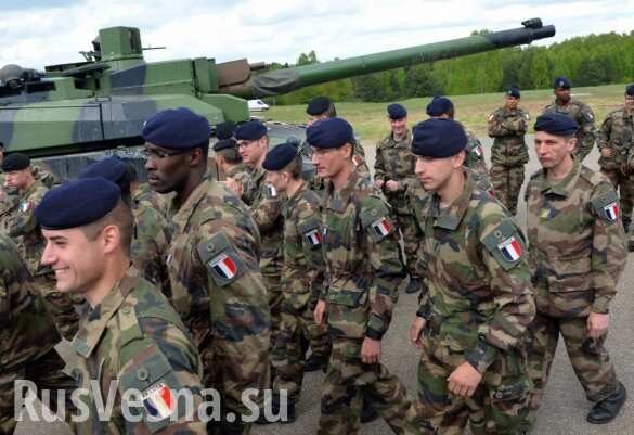 Франция направит к границам России танки и военных