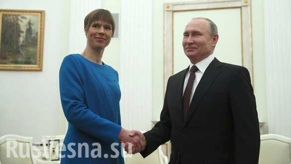 Президент Эстонии отвергла критику за встречу с Путиным
