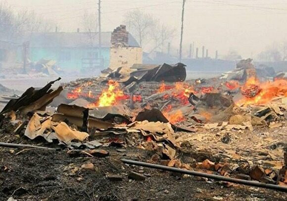 Врио губернатора Забайкалья сказал, что два пожара «пришли из-за границы»