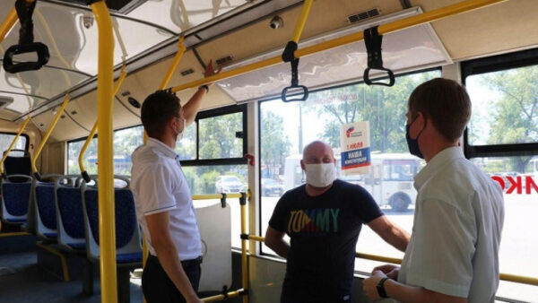 В Липецке автобусы проверили на исправность кондиционеров