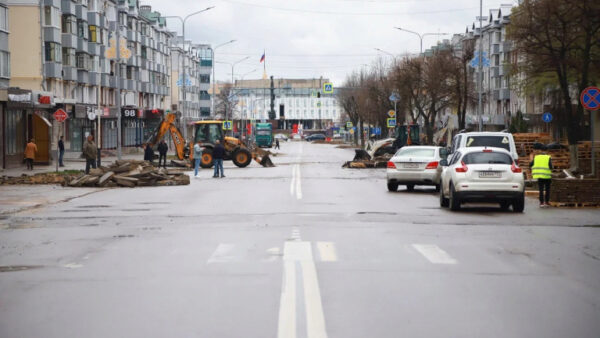 На Заводской площади не успели завершить ремонт до 1 мая