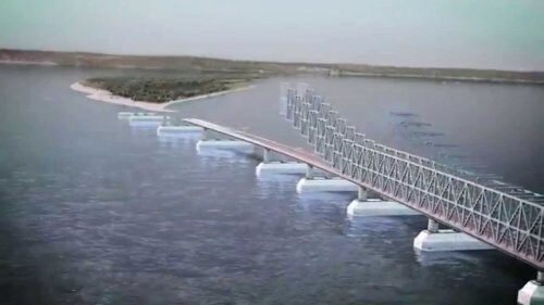 Американские беспилотники обнаружены в районе строительства Крымского моста