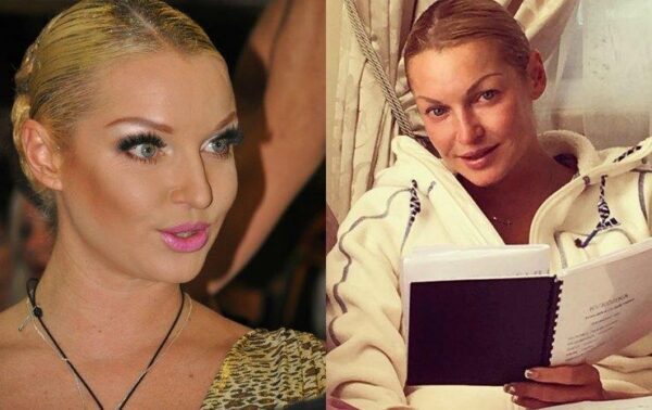 Анастасия Волочкова опубликовала снимок без макияжа и ее любимых накладных ресниц