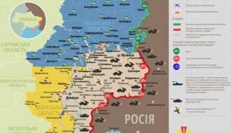 Боевики увеличили число обстрелов в Донбассе: карта АТО