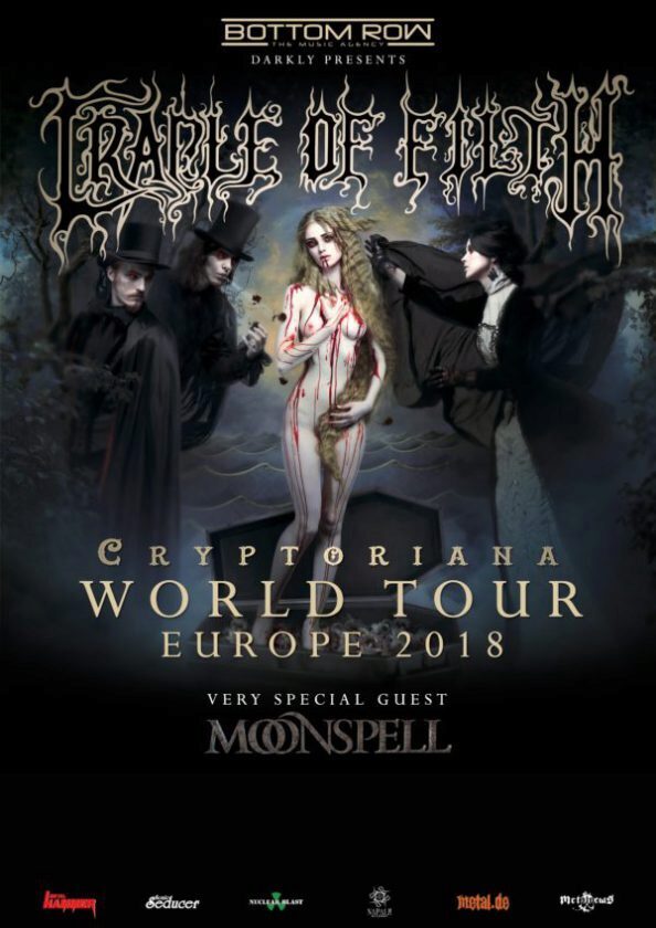 Cradle Of Filth анонсировали гастроли «Cryptoriana World Tour»