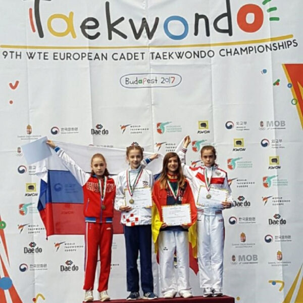 Молодые харьковские тхэквондисты завоевали медали чемпионата Европы