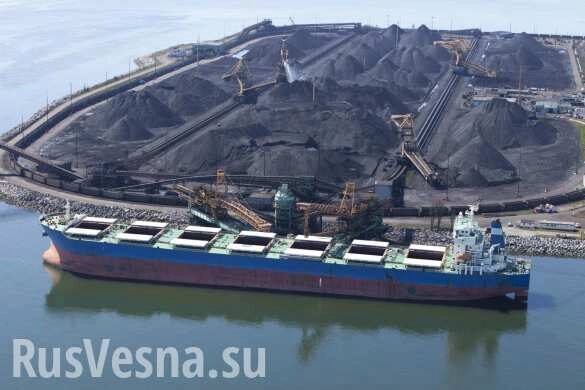 На Украину прибыло еще одно судно с углем из США