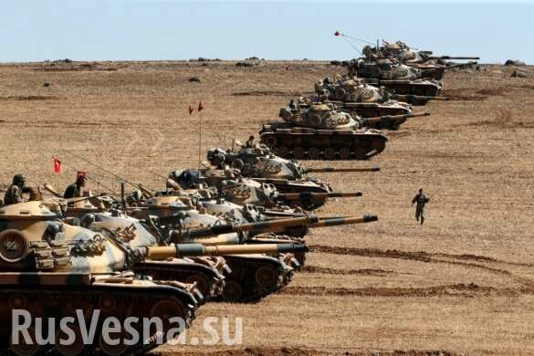 Сирия: Турецкие войска и протурецкие боевики атакуют проамериканскую коалицию SDF (ФОТО 18+)