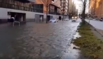 В Германии бушует ураган «Герварт»: появилось жуткое видео