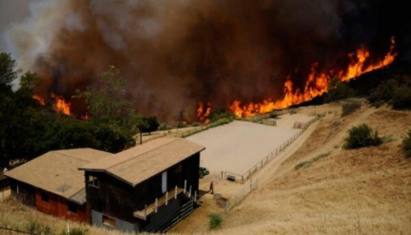 В Калифорнии более ста человек пострадали во время природных пожаров