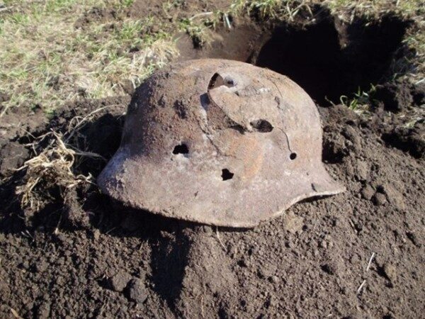 В Ростовской области обнаружили останки солдата Красной армии