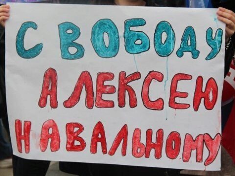 В Саратове на заявившую в полицию о краже плаката сторонницу Навального составили протокол