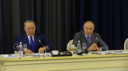 В Сочи Путин и Назарбаев обсудили дальнейшее сотрудничество двух стран