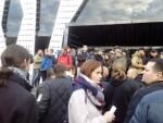 Во Львове протестующие сорвали концерт певца Сергея Бабкина