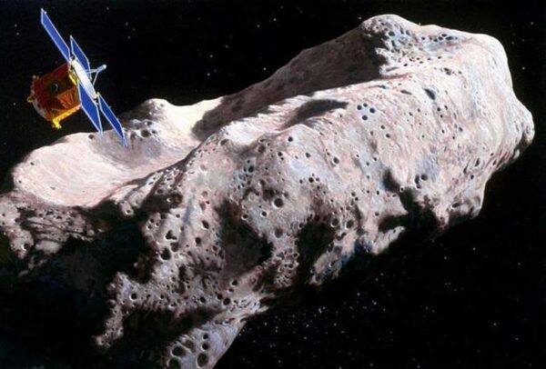 Загадочный блестящий объект обнаружен на поверхности огромного астероида Эрос