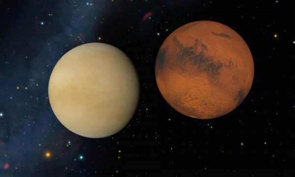 Жители Петербурга смогут наблюдать за сближением Марса и Венеры