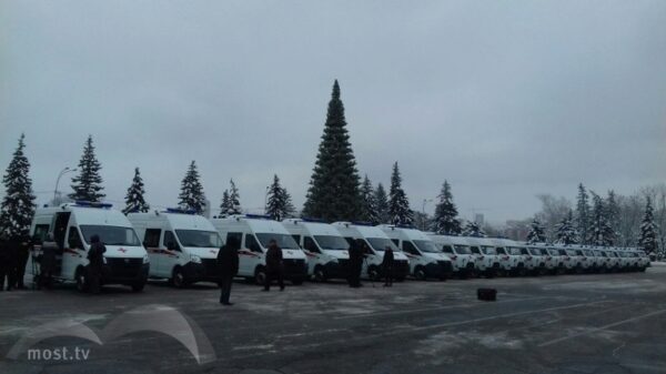 18 автомобилей скорой помощи прибыли в Липецкую области