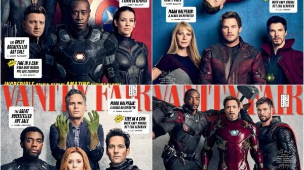 Актеры франшизы Marvel сфотографировались в новых костюмах в честь юбилея киновселенной
