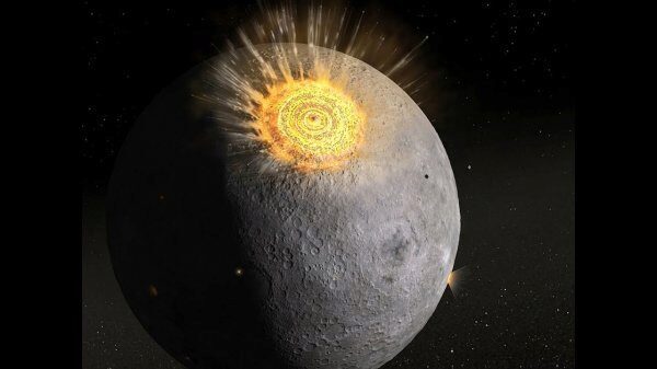 Астрономы назвали причину вспышек на Луне