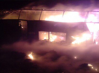 Автобус в Махачкалу сгорел под Рязанью