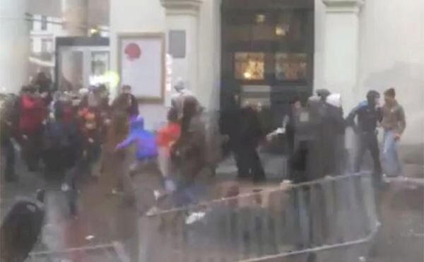 Число задержанных за беспорядки в Брюсселе возросло до 30 человек