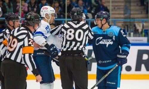 ХК «Барыс» потерпел поражение от «Сибири» в гостевом матче КХЛ