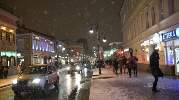 МЧС: В столице РФ предполагается мокрый снег и гололедица