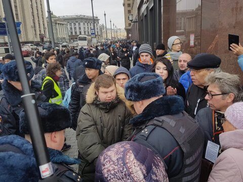 МВД: В Москве задержали 260 человек