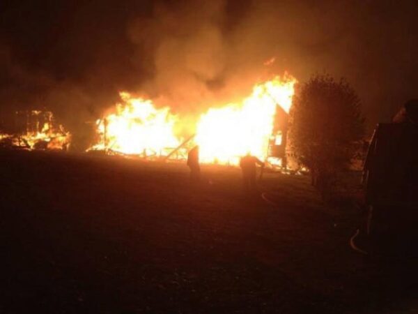 Пожар на Закарпатье: на базе отдыха произошло возгорание