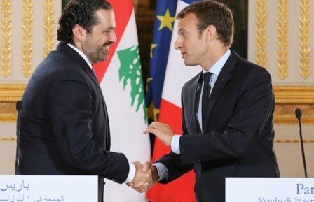 Президент Франции пригласил премьера Ливана прибыть во Францию