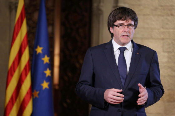 Пучдемон объявил о «покушении на демократии» и потребовал освободить арестованных каталонских политиков