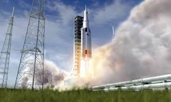 Пуск американской сверхтяжелой ракеты Space Launch System показали на видео