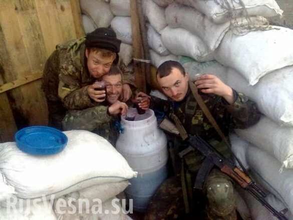 Пьяные бойцы ВСУ в поисках еды забрались в погреб к жителю Счастья