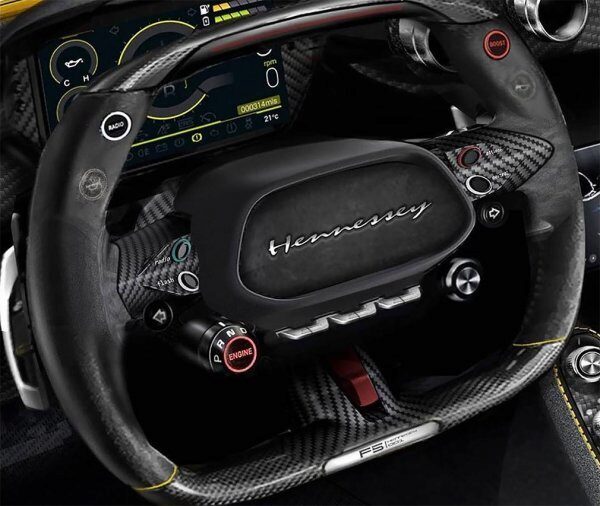 Рассекречен интерьер нового гиперкара Hennessey Venom F5