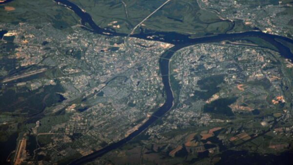 Российский космонавт сделал фото Нижнего Новгорода с орбиты Земли